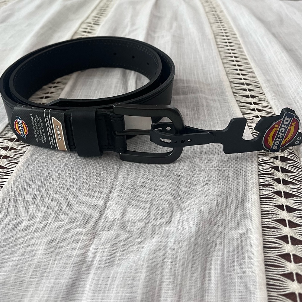 Men’s dickies leather belt